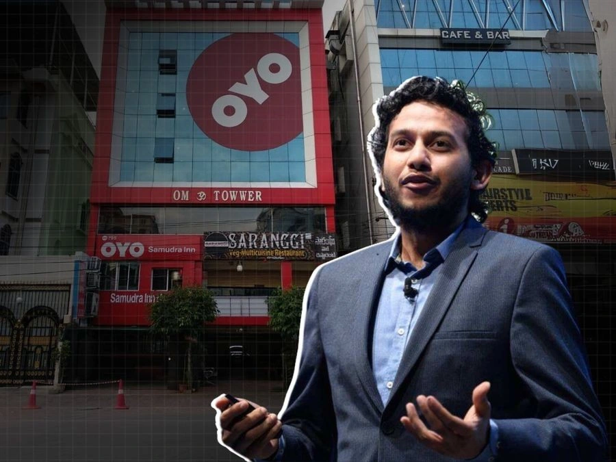 Modern startup office in Bangalore with young entrepreneurs collaborating